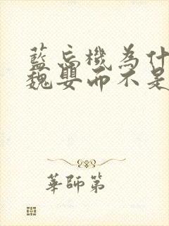 蓝忘机为什么喊魏婴而不是魏无羡