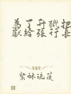 为了升职把妻子献给张行长全文