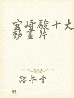 宫崎骏十大经典动画片