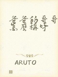 爸爸的哥哥姐姐怎么称呼