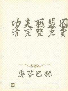 功夫联盟国语超清完整免费版