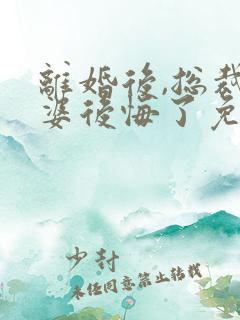 离婚后,总裁老婆后悔了免费观看