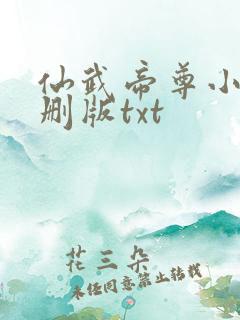 仙武帝尊小说未删版txt