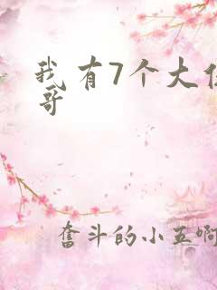 我有7个大佬哥哥