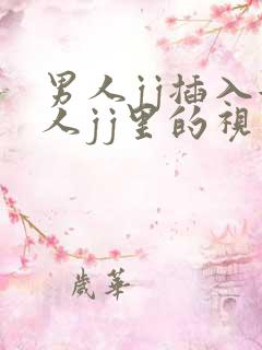 男人jj插入女人jj里的视频