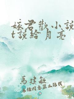 嫁君欢小说txt说给月亮