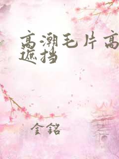 高潮毛片高清无遮挡