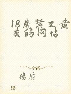 18岁禁又黄又爽的网站