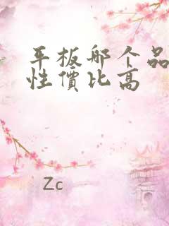 平板哪个品牌好性价比高