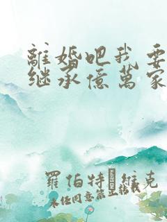 离婚吧我要回家继承亿万家产大结局