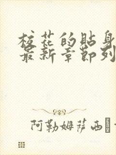 校花的贴身高手最新章节列表最