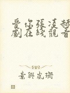 爱你张凌赫电视剧在线观看完整版免费观看