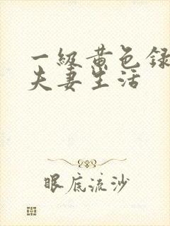 一级黄色录像片夫妻生活