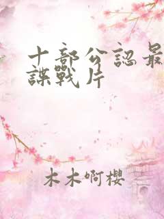 十部公认最好的谍战片