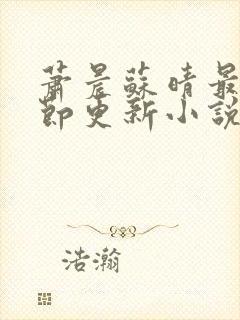 萧晨苏晴最新章节更新小说