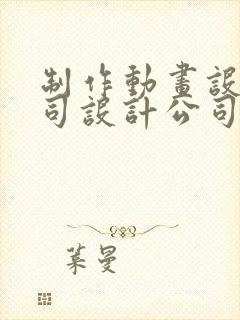 制作动画设计公司设计公司