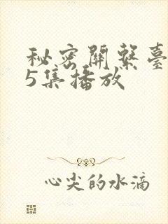 秘密关系台剧第5集播放