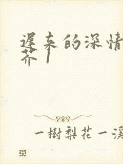 迟来的深情如草芥 1