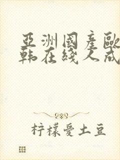 亚洲国产欧美日韩在线人成