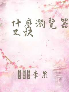 什么浏览器好用又快