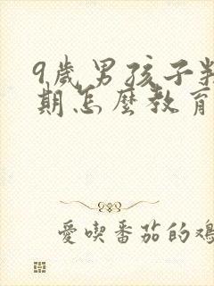 9岁男孩子叛逆期怎么教育