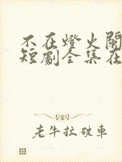 不在灯火阑珊处短剧全集在线播放