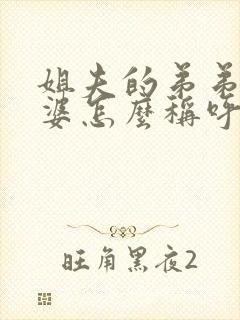 姐夫的弟弟的老婆怎么称呼