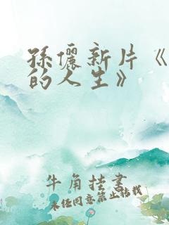 孙俪新片《蛮好的人生》