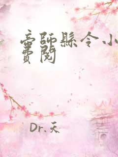 帝师县令小说免费阅