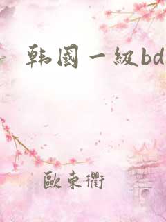 韩国一级bd片