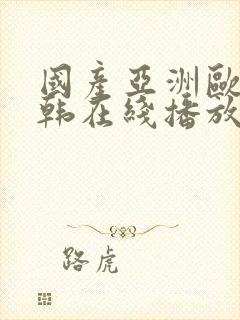 国产亚洲欧美日韩在线播放