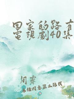 回家的路有多远电视剧40集免费观看