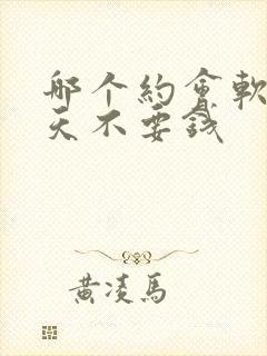 哪个约会软件聊天不要钱