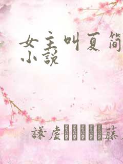 女主叫夏简兮的小说