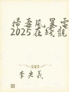 扫毒风暴电视剧2025在线观看