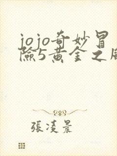 jojo奇妙冒险5黄金之风免费观看