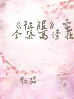 《征服》电视剧全集高清在线观看完