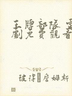 王牌部队 电视剧免费观看