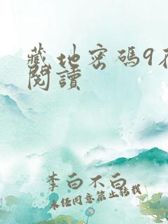 藏地密码9在线阅读