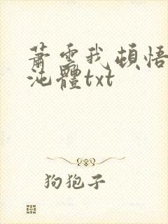 萧云我顿悟了混沌体txt