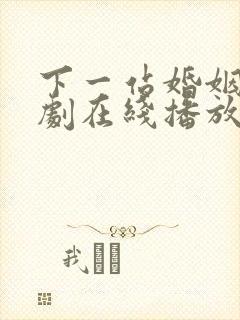 下一站婚姻电视剧在线播放