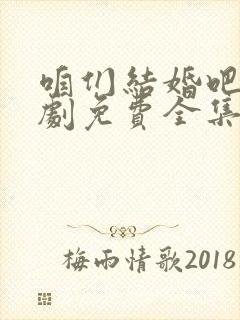 咱们结婚吧电视剧免费全集手机观看