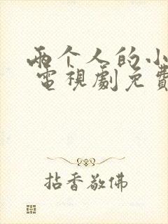 两个人的小森林 电视剧免费观看