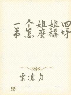 一个姐姐四个弟弟怎么称呼