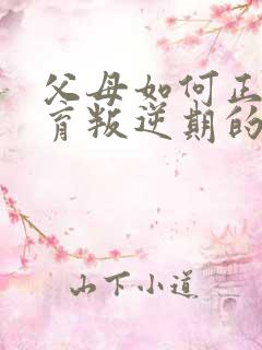 父母如何正确教育叛逆期的孩子