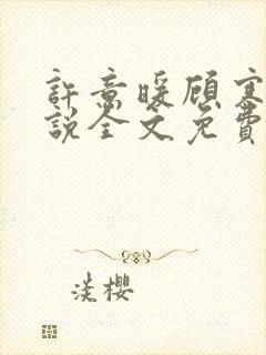 许意暖顾寒州小说全文免费阅读