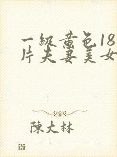 一级黄色18岁片夫妻美女
