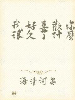 我好喜欢你已经很久了什么歌