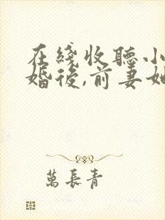 在线收听小说离婚后,前妻她悔不当初