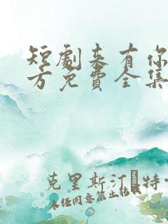 短剧来有你的地方免费全集